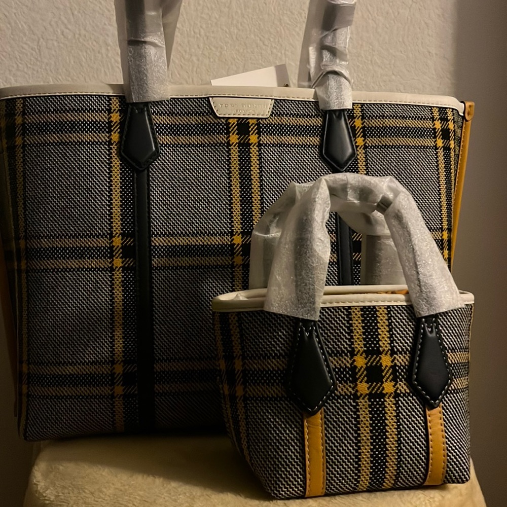 Tory Burch Perry Tote and Mini set.